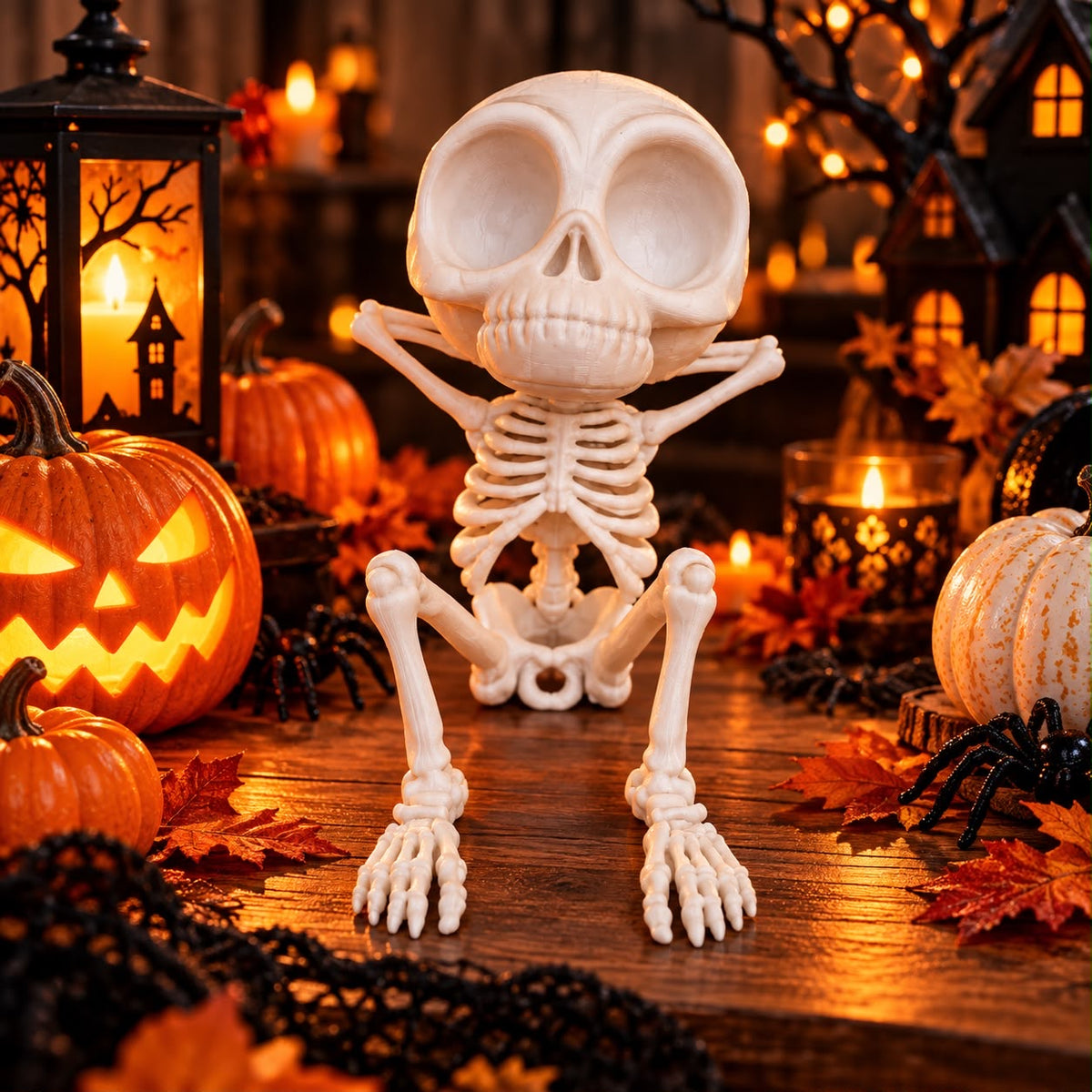 Kit Halloween Fantasmas — 4 Peças | 25% de desconto