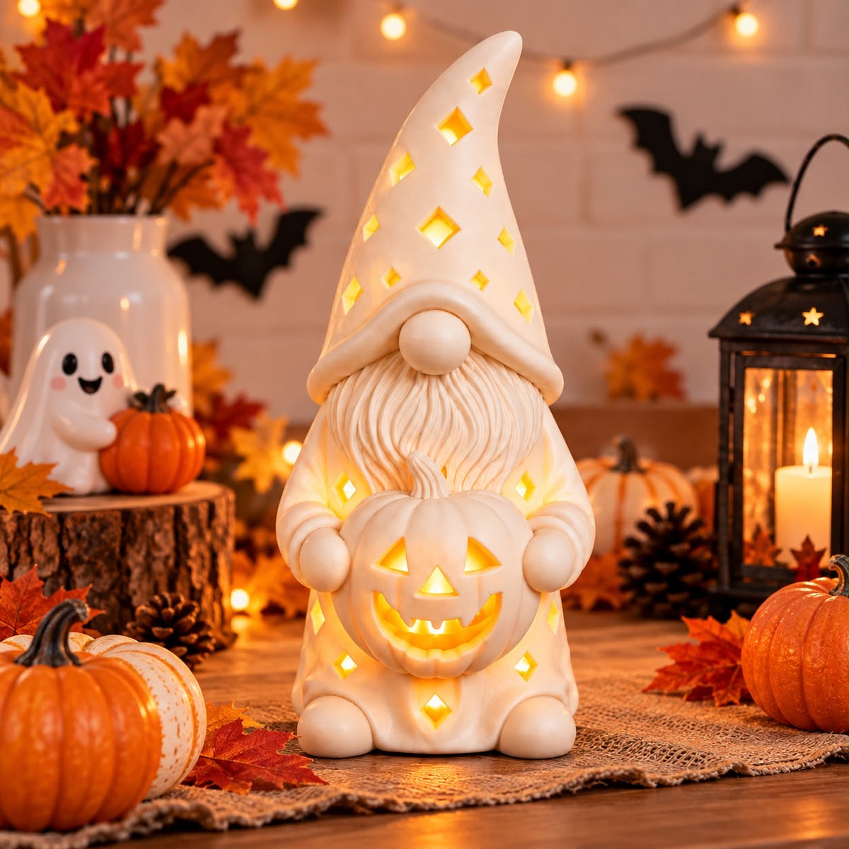 Gnomo Halloween Iluminado