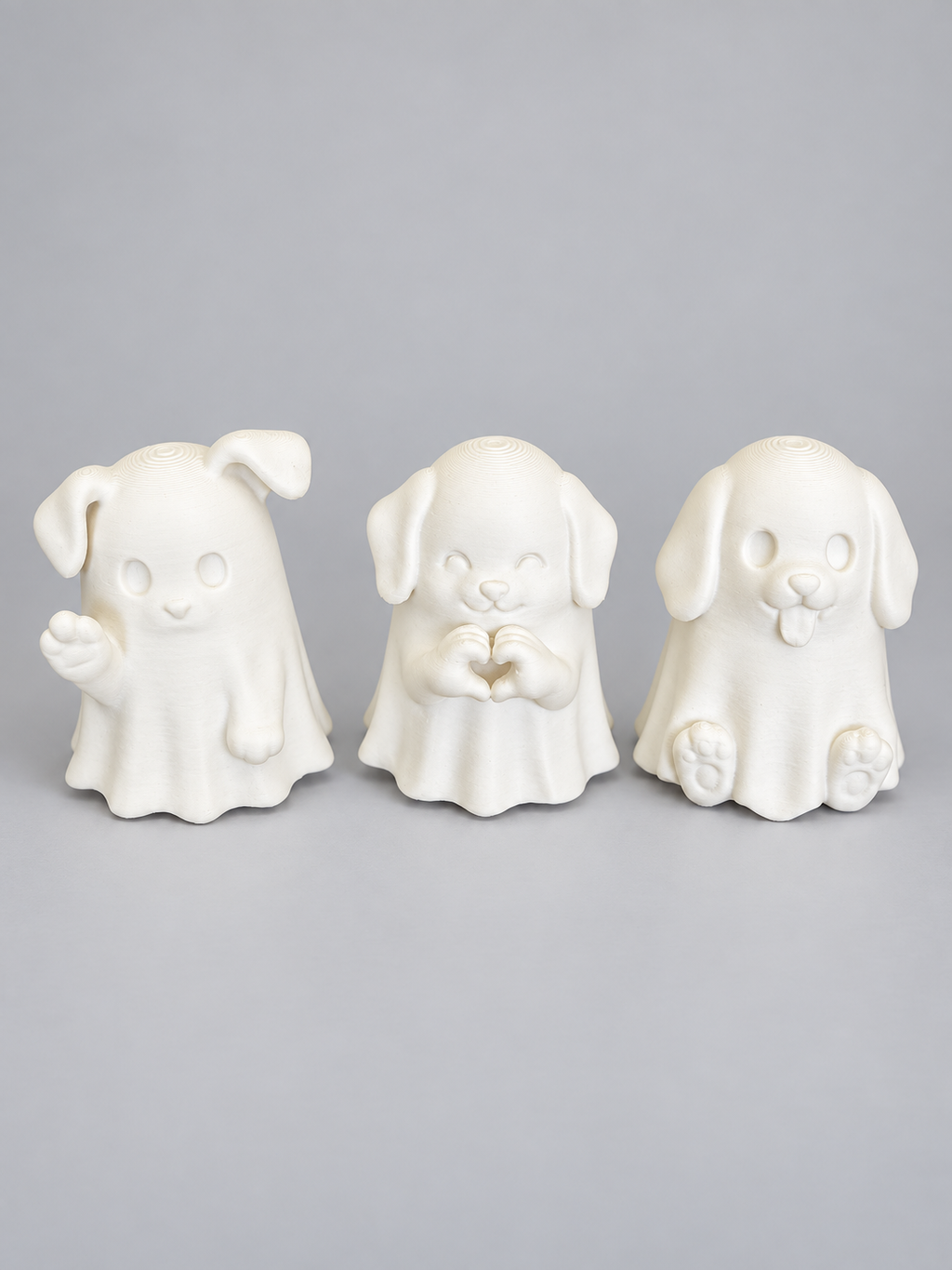 Trio de Cãezinhos Fantasma