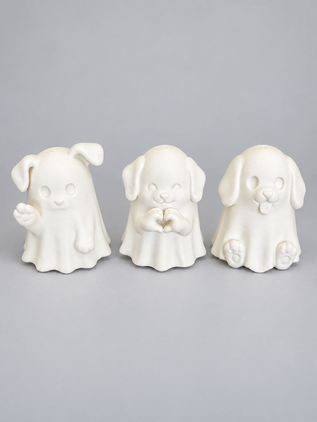 Trio de Cãezinhos Fantasma