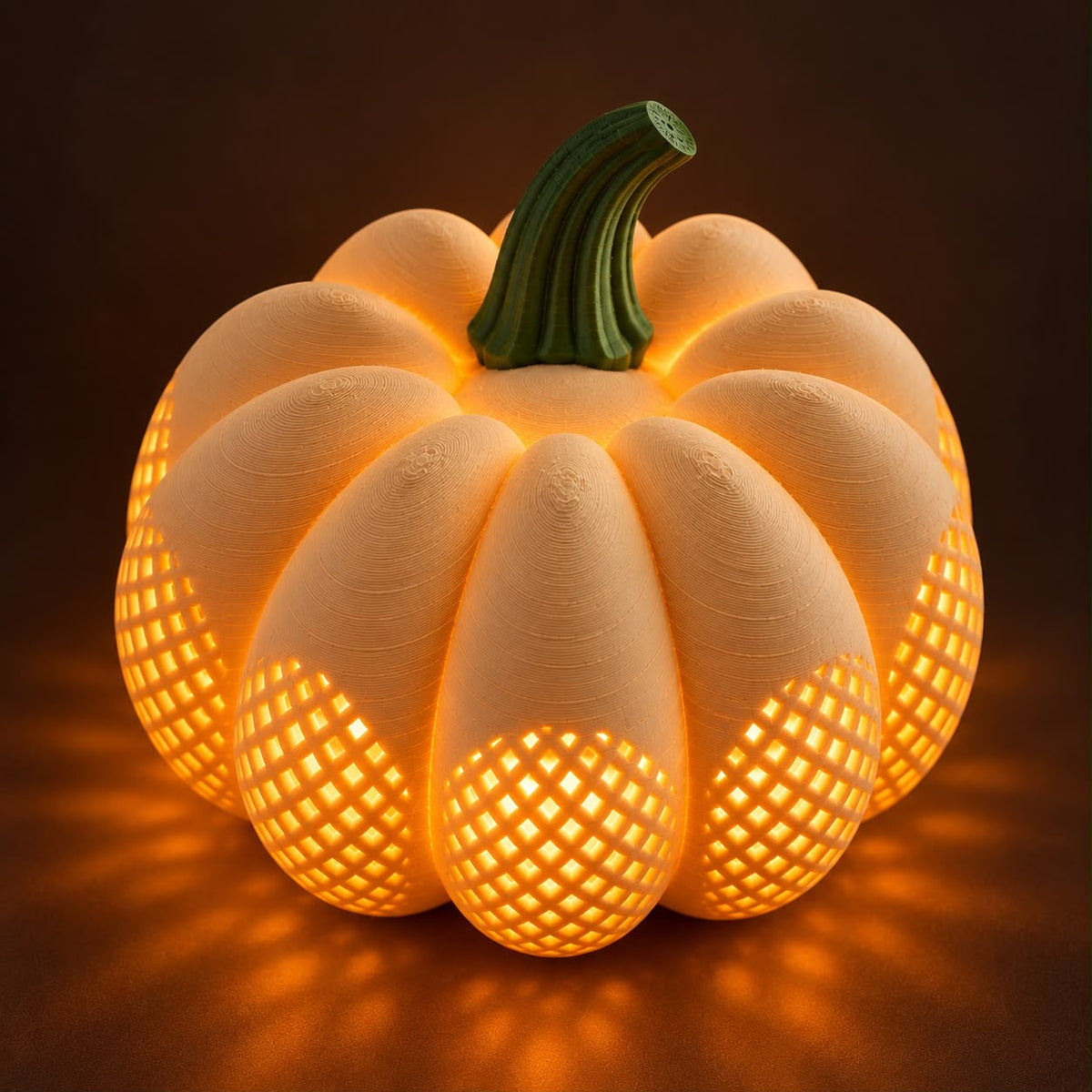 Abóbora Decorativa Iluminada