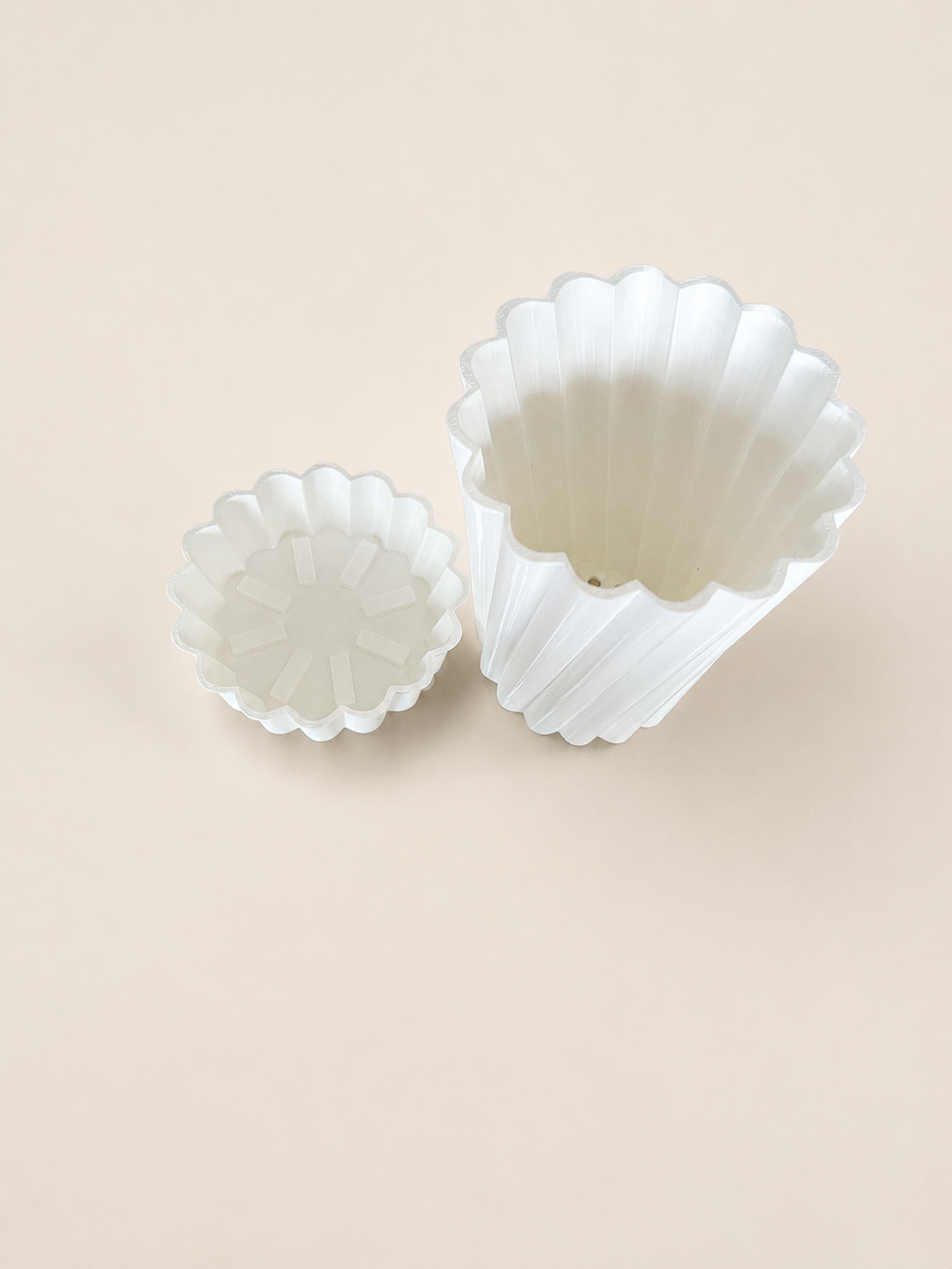 Vaso Flor Espiral