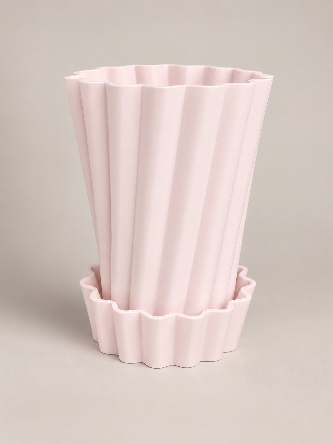 Vaso Flor Espiral