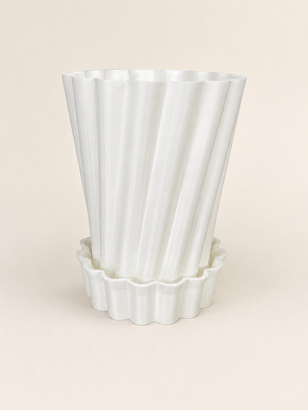 Vaso Flor Espiral