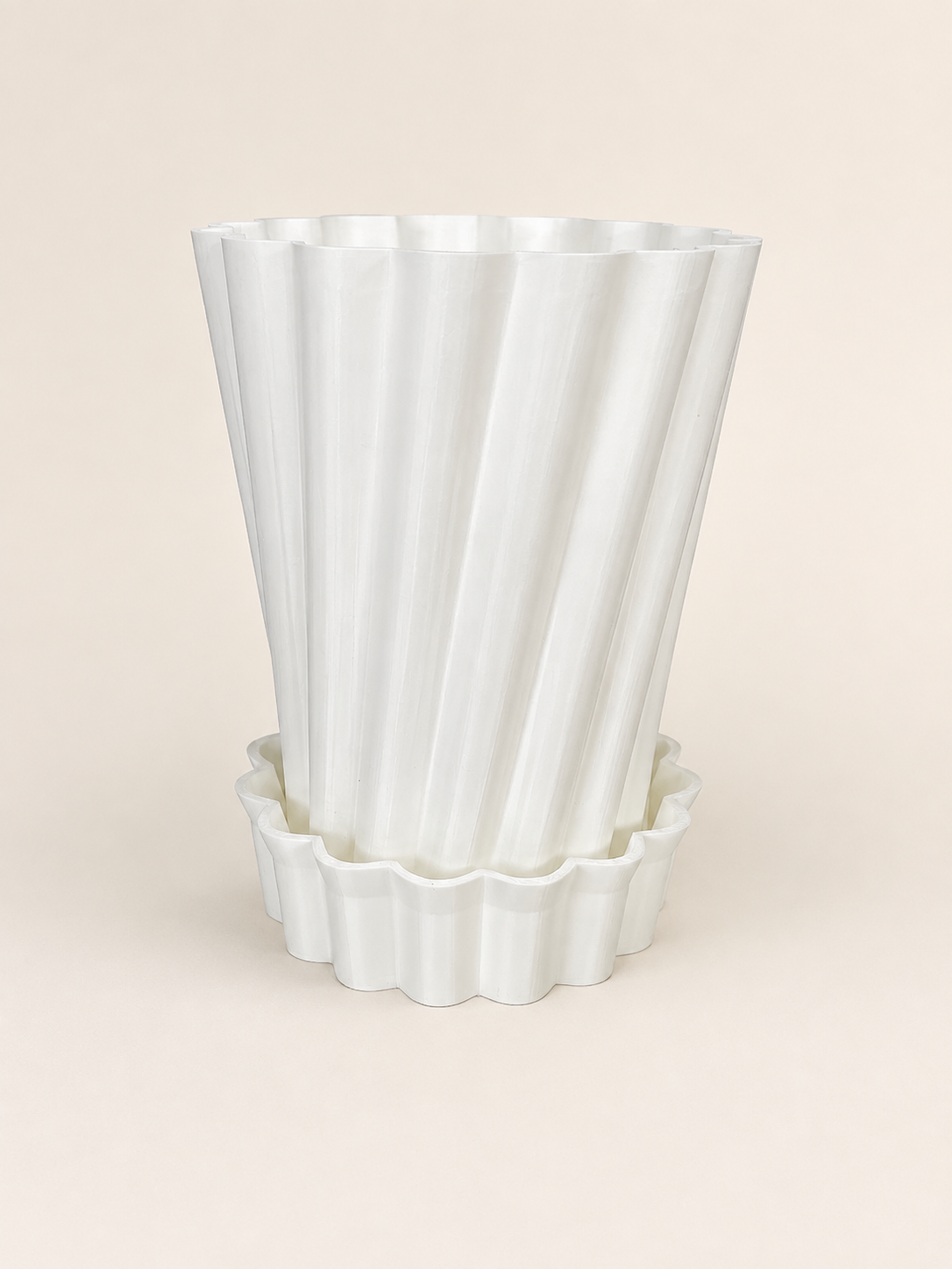 Vaso Flor Espiral