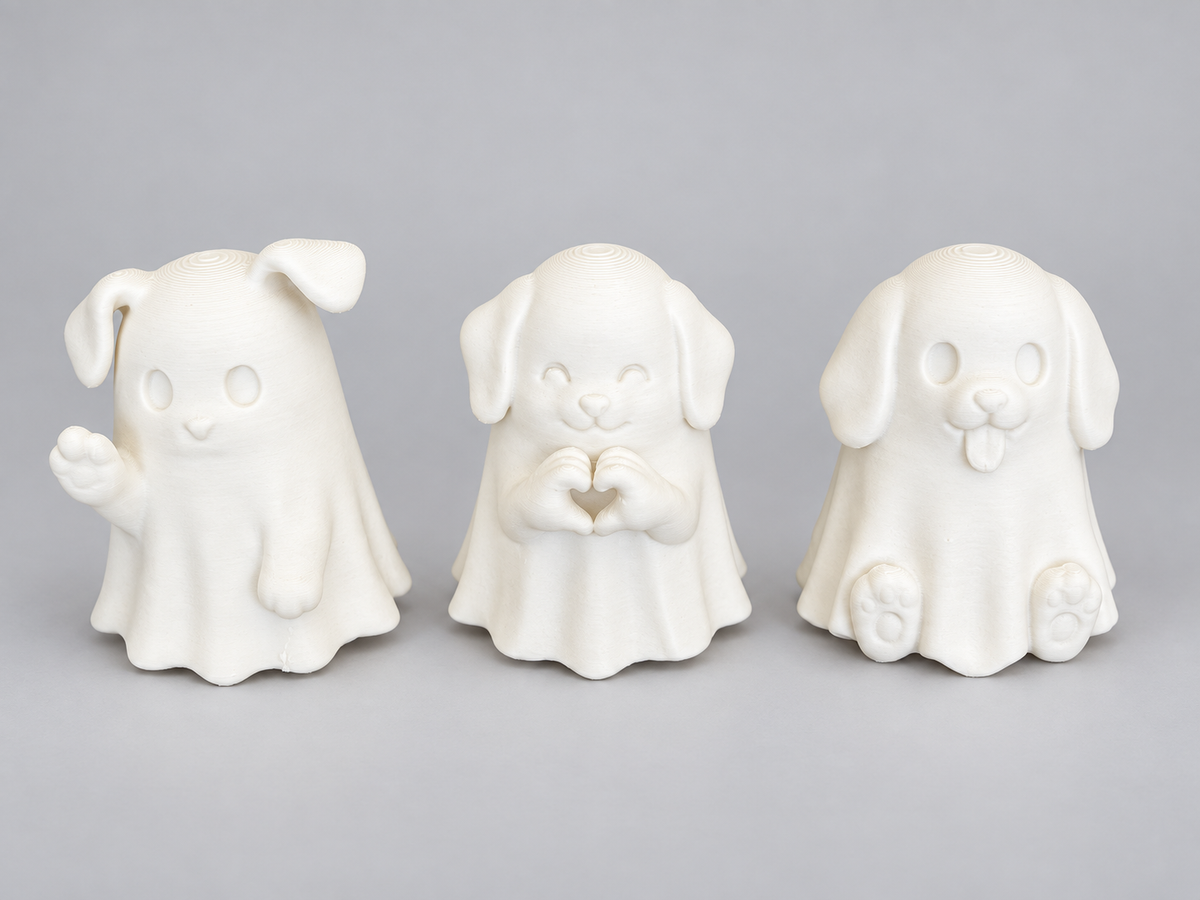 Trio de Cãezinhos Fantasma