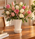 Vaso Flor Espiral