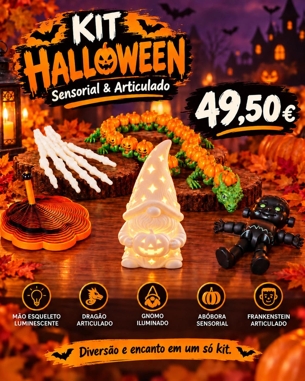 Kit Halloween Sensorial & Articulado #4