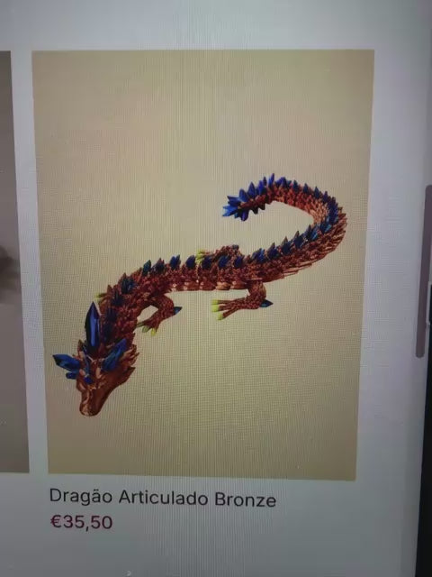 Dragão Articulado Bronze